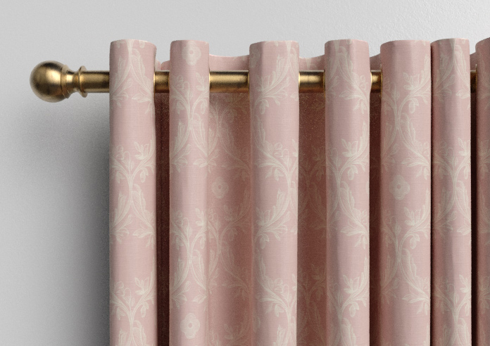 Trellis Prints, Vine and Bloom Rosies Pink - Made to Measure Curtains - Image 12
